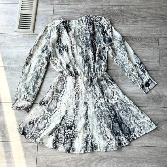 NEW ZARA ANIMAL PRINT BUTTON DOWN DRESS - Picture 12 of 14